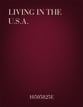 Living in the U.S.A. SSAB choral sheet music cover